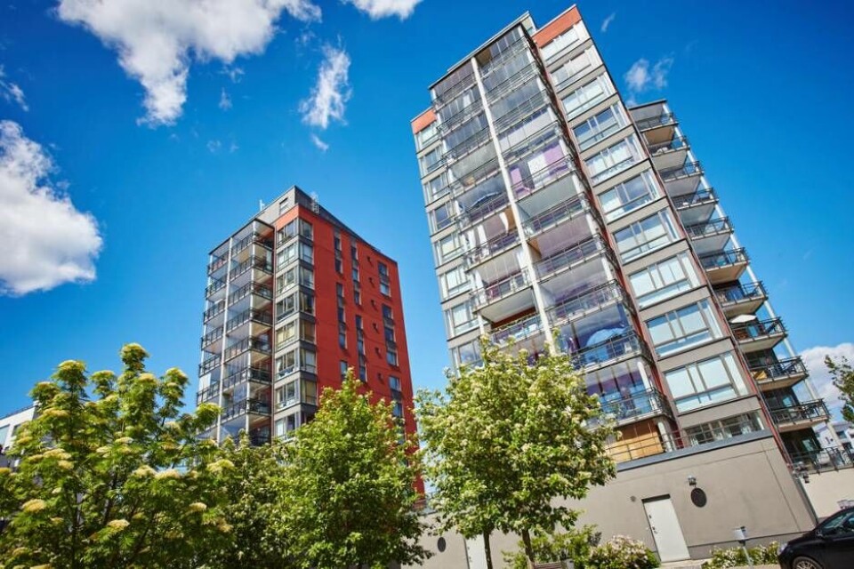 En av fastigheterna som varit med i projektet. Lillåudden, Västerås. Foto: Pia Nordlander