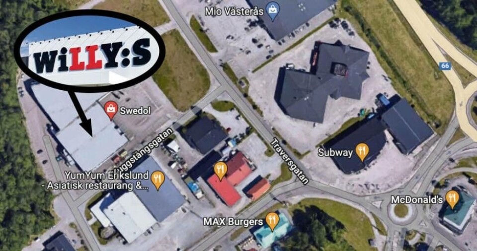 Här kommer Willys att öppna en ny butik på Erikslund. Foto: Google Här kommer Willys att öppna en ny butik på Erikslund. Foto: Google