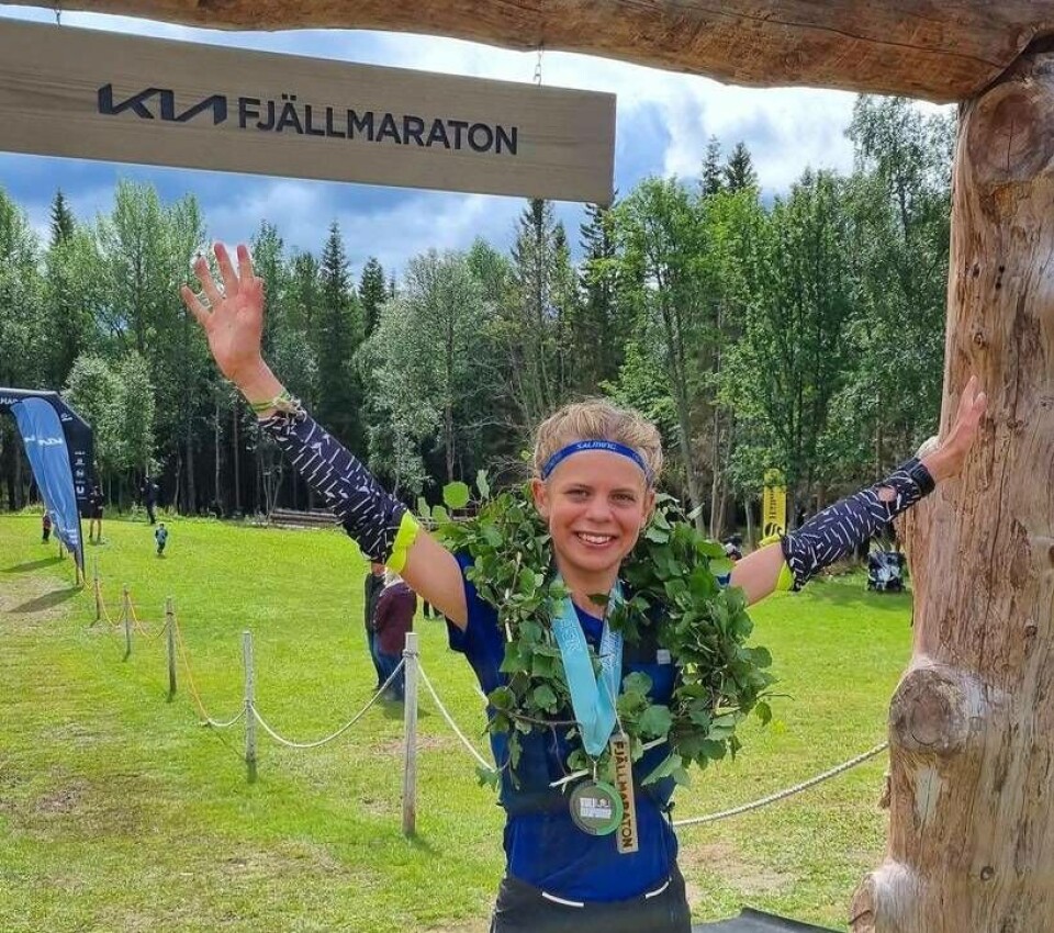 Den starka insatsen i Kia Fjällmaraton i augusti var det som gav VM-biljetten. Foto: Privat Den starka insatsen i Kia Fjällmaraton i augusti var det som gav VM-biljetten. Foto: Privat