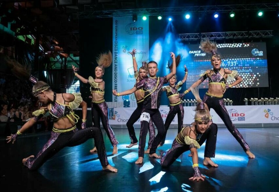 Västerås Danscenters Infinity kom på 12:e plats i grupp junior. Foto: Privat