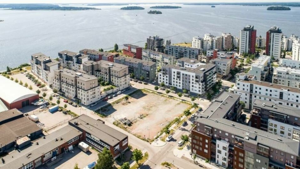 Klart för byggnation av Riksbyggens sista etapp på Lillåudden. Foto: Riksbyggen