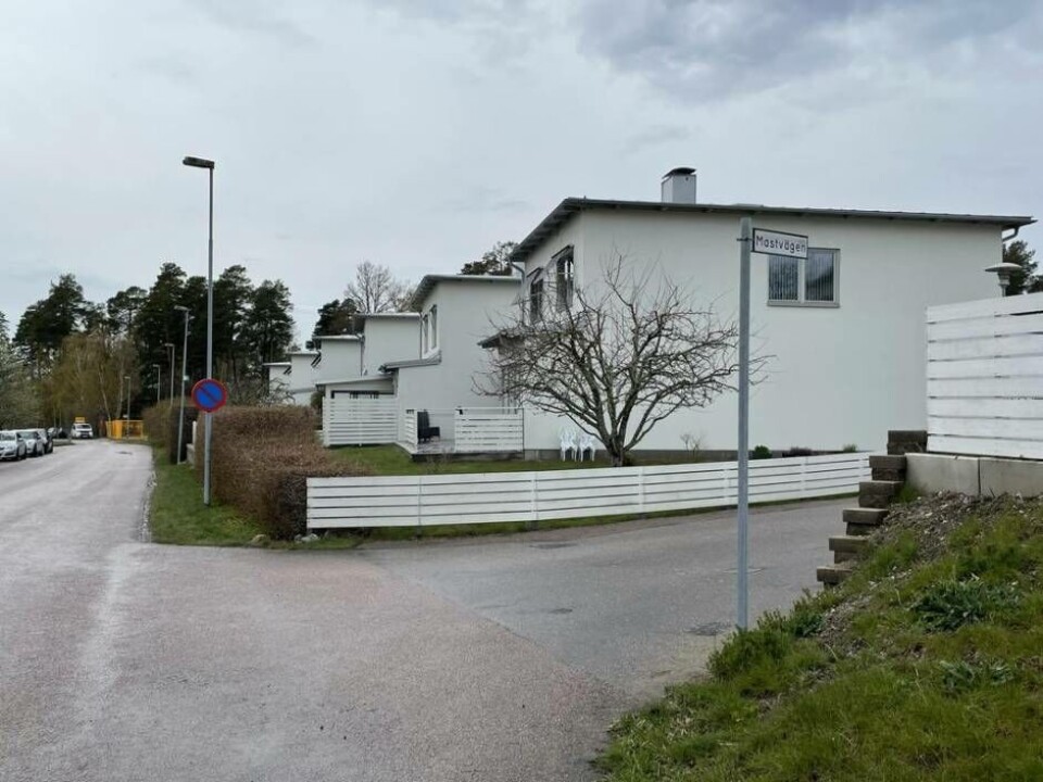 Mastvägen i Västerås toppar listan med ett genomsnittspris på 6 395 000 kronor. Foto: Jonas Edberg