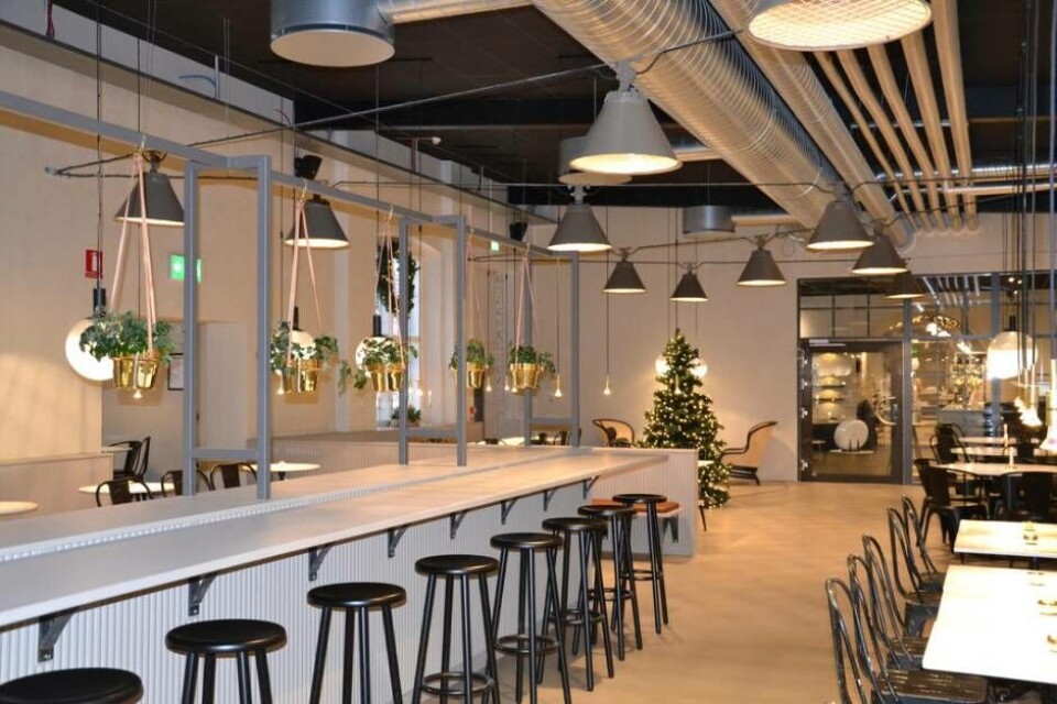 Nya Bistro Bruket är betydligt rymligare än sin föregångare Å-Cafét. Foto: Helena Andersson Nya Bistro Bruket är betydligt rymligare än sin föregångare Å-Cafét. Foto: Helena Andersson