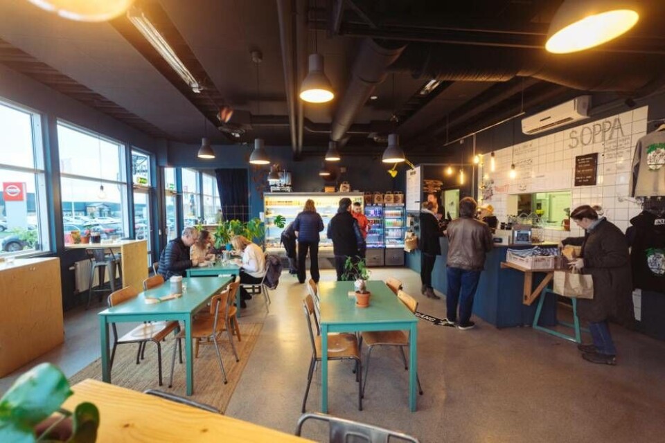 Salladsmagasinet lockar gäster från hela Västerås. Foto: Avig Kazanjian Salladsmagasinet lockar gäster från hela Västerås. Foto: Avig Kazanjian