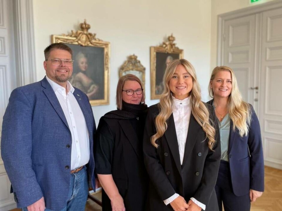 Anders Wigelsbo, Johanna Ritvadotter, Amanda Lindblad och Ingela Kilholm Lindström. Foto: Pressfoto