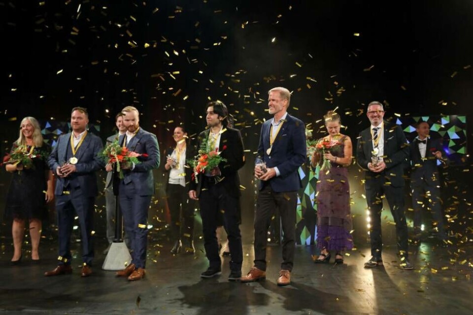 Vinnarna hyllades på scenen i samband med den coronasäkrade Guldstänksgalan. Foto: Avig Kazanjian Vinnarna hyllades på scenen i samband med den coronasäkrade Guldstänksgalan. Foto: Avig Kazanjian