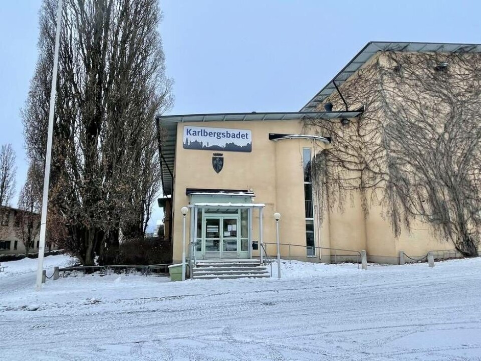 Karlbergsbadet i Köping har nu gjort sitt som badhus. Foto: Fredrik Klevenhaus