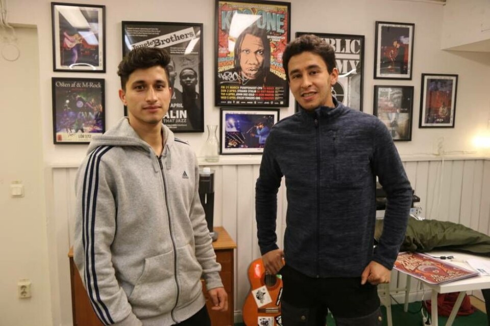 Samiaullah Amiri och Abdolah Hoseini.