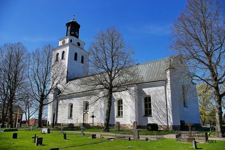 Startplats. Vid Dingtuna kyrka går starten för pilgrimsvandringen. Foto: Mostphotos