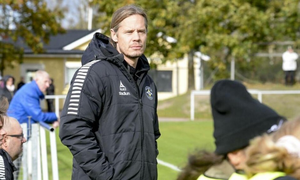 Tränaren Michael Andersson lämnar Skiljebo efter att laget inte lyckats vinna efter åtta omgångar. Foto: STEFAN LINDGREN