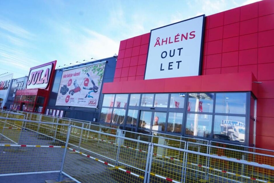 Imorgon, den 22 mars, öppnar Åhléns Outlet på Erikslund bredvid Jula. Foto: Josefine Wijkström