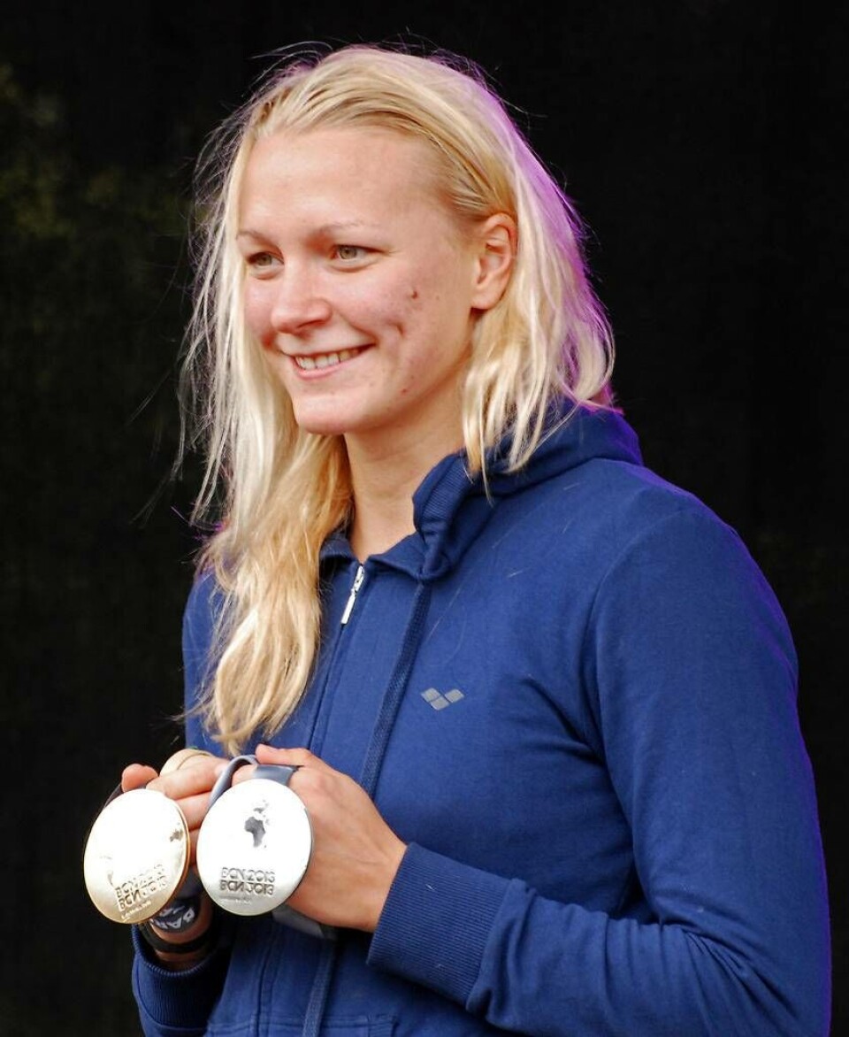 Världsstjärnan Sarah Sjöström utsågs till Sveriges främsta juniorsimmare mellan åren 2009 och 2013. Foto: Larske
