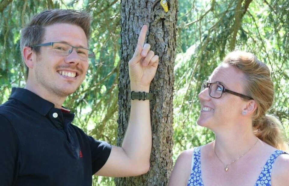 Marcus Björklund och Emma Nilsson. Foto: Helena Andersson