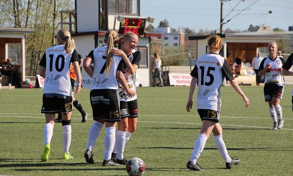 Västerås BK30:s fotbollsdamer ställs mot svenska mästarna Rosengård i Svenska cupen. Foto: Jonas Bergkvist