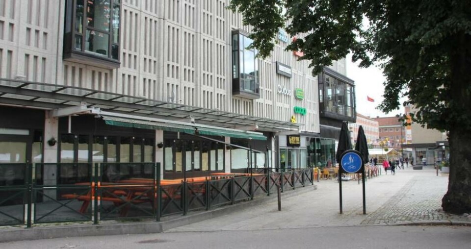 Här i Igorgallerian mot Stora torget öppnar i slutet av november-början av december en ny nattklubb i Harrys gamla lokal. Foto: Peter Hoffström×1 / 2Visa bildtextBild 1 av 2