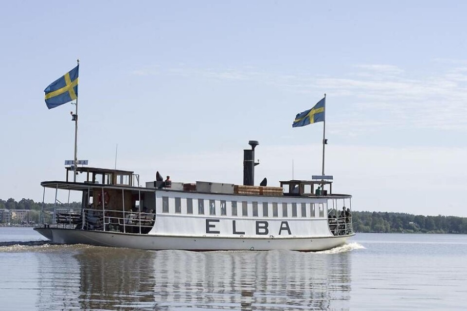 Populärt. På lördag börjar Elba-färjan att trafikera Mälaren.