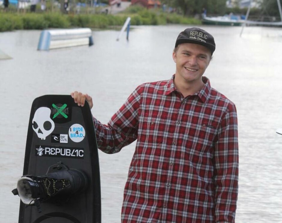 William Klang – Årets manliga wakeboardåkare. Foto: Jonas Bergkvist