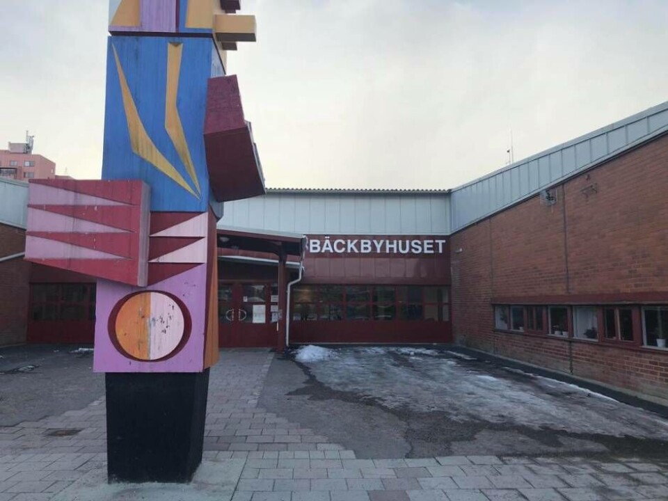 Det nya poliskontoret kommer att ligga i Bäckbyhuset. Foto: Jonas Edberg