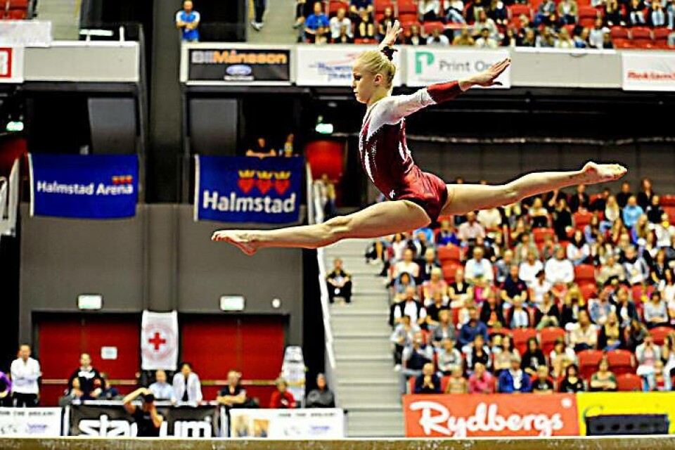 Jonna Adlerteg hade en minst sagt lyckad comeback. Bilden är från en tidigare tävling. Foto: Andreas Gustafsson