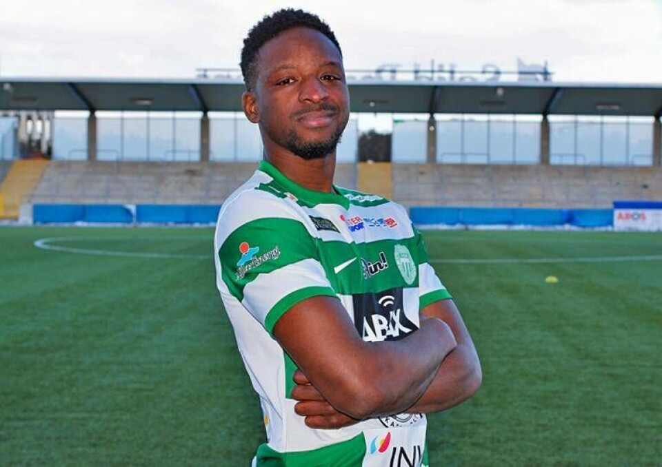VSK:s senaste nyförvärv Foto: VSK Fotboll