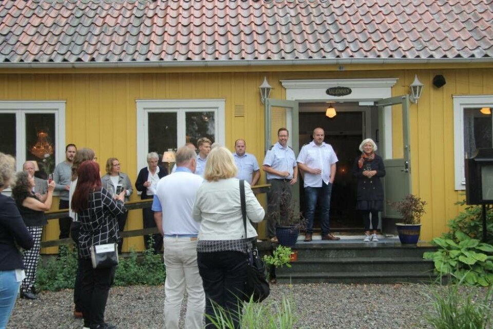 Dörrarna är öppnade till nya Västerås Officersmäss. Foto: Helena Andersson×1 / 3Visa bildtextBild 1 av 3