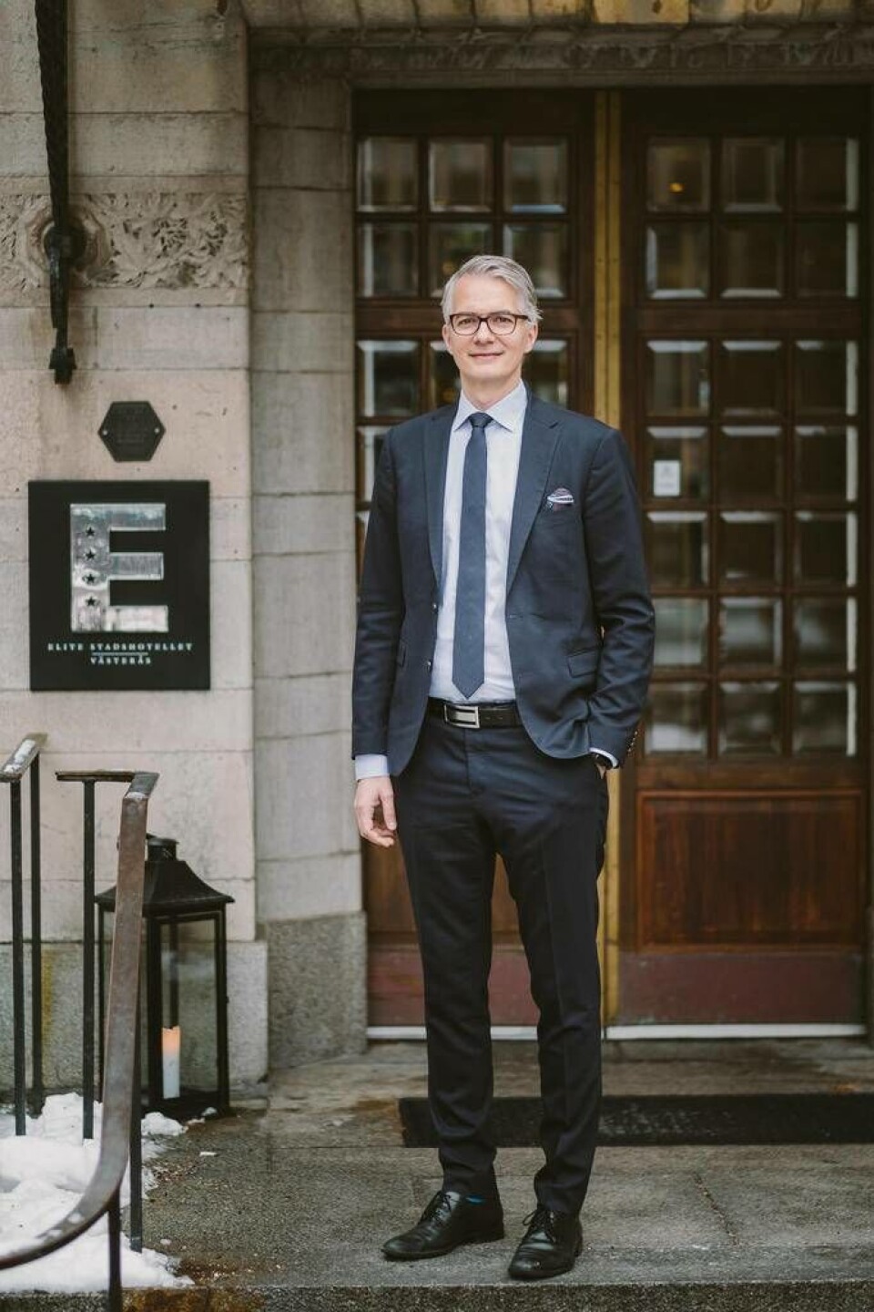 Cem Gürler, nöjd och glad hotelldirektör för Elite Stadshotellet. Foto: Elite Stadshotellet