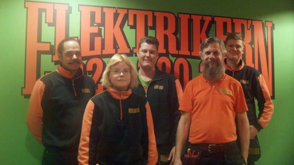 Elektriker´n i Dingtuna fick årets miljö- och klimatpris. Foto: Privat