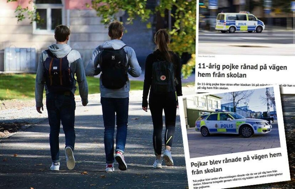 Efter rånen utanför skolorna: Så jobbar polisen och kommunen
