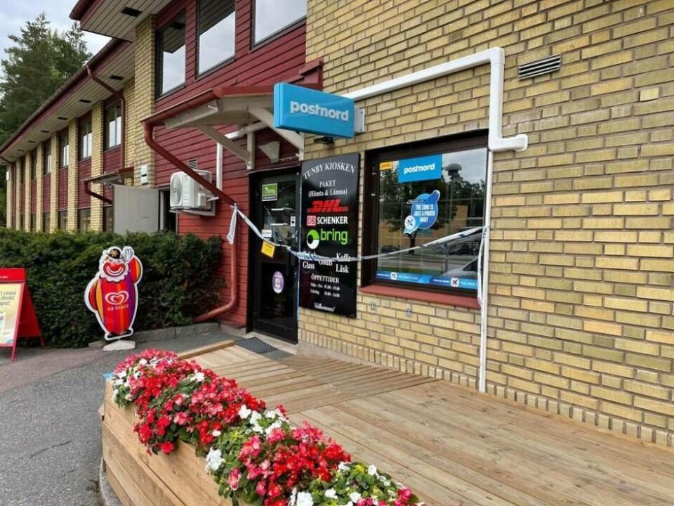 Kiosken på Tunbytorp har varit utsatt för två rån på kort tid. I samband med det senaste kunde två unga män gripas. Foto: Jonas Edberg/Arkiv