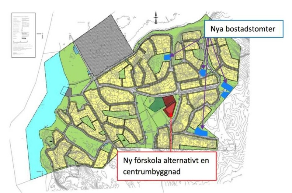 Karta från förslaget till detaljplan. Foto: Västerås stad Karta från förslaget till detaljplan. Foto: Västerås stad