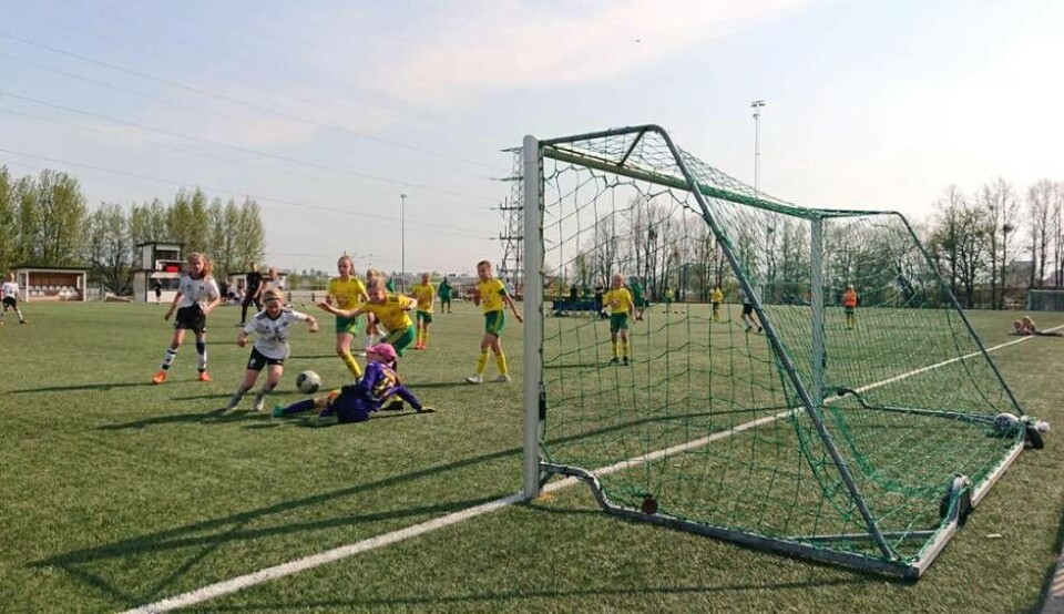 En hel del fotboll blev det givetvis. Foto: Privat