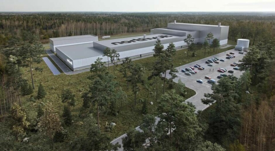Tak Tema har lagt tak på Northvolts fabrik i Skellefteå och kommer nu under hösten även att göra det på jättens nya anläggning i Västerås. Foto: NORTHVOLT