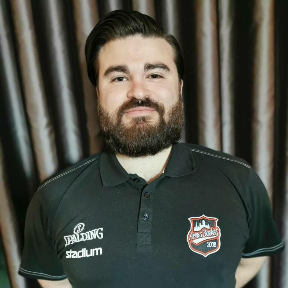 Aros Baskets herrcoach Kristian Murholt. Foto: Privat