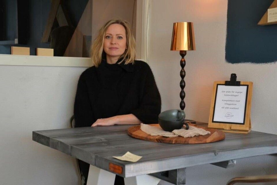 Caroline Park driver företaget Lilla Möblemanget sedan snart tio år Foto: Helena Andersson
