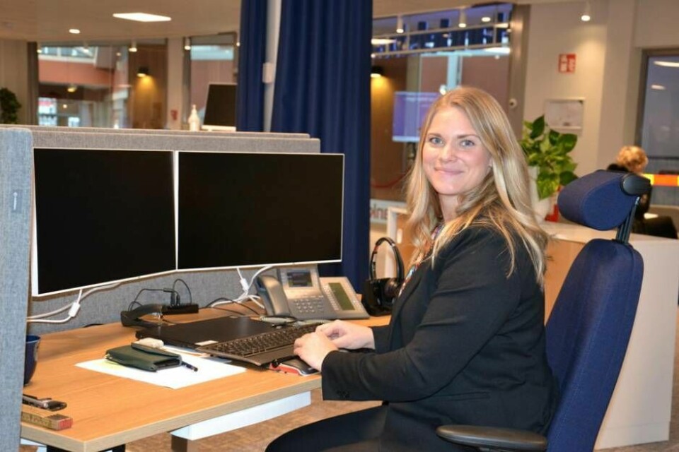 Emelie Strandh, stf kontorschef på Handelsbanken Västerås city. Foto: Helena Andersson