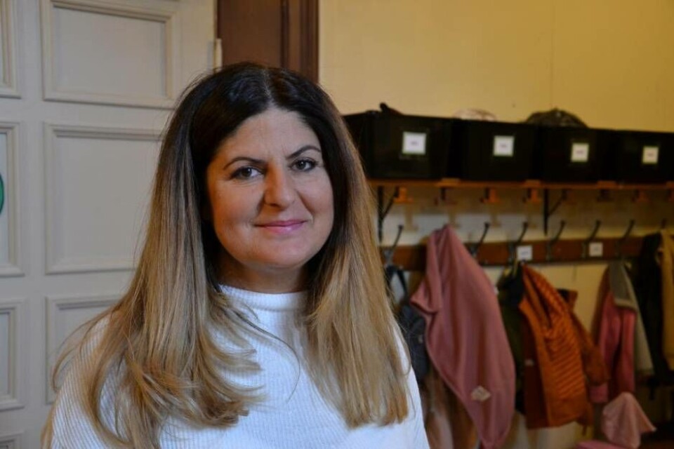 Lärarassistent Johaina Akpinar. Foto: Helena Andersson