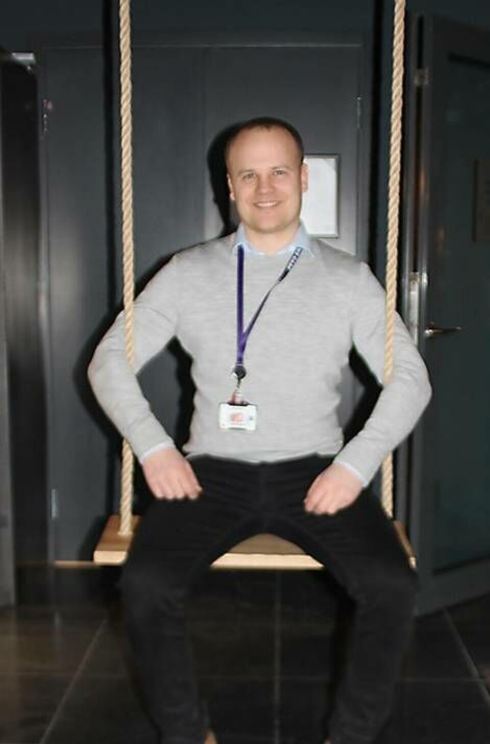 Hotelldirektören Fredrik Elfgren. Foto: Jaana Smolander