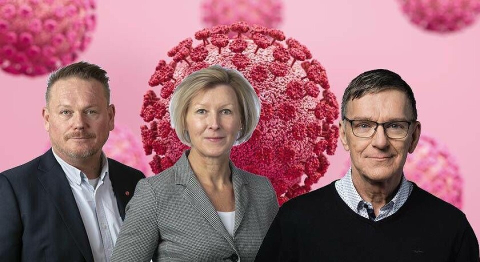 Staffan Jansson, Helene Öhrling och Jan Smedjegård.