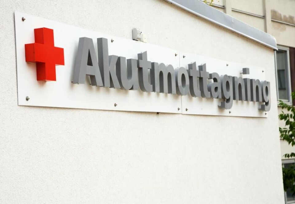 Tog sig in till akuten. Mannen tog sig till akuten på onsdagen. Foto: MOSTPHOTOS