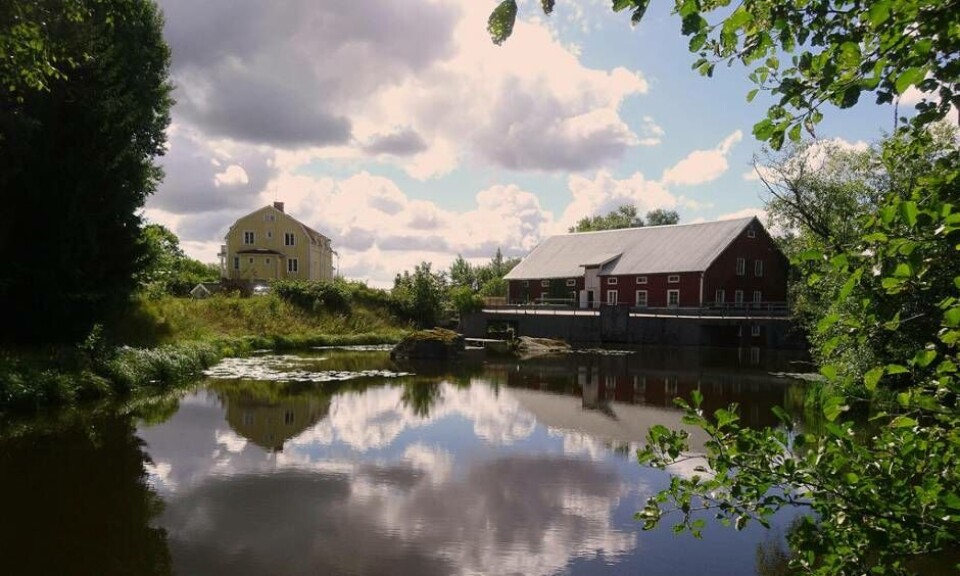 Harakers kvarn i den vackra miljön strax utanför Skultuna. Foto: Harakers kvarn