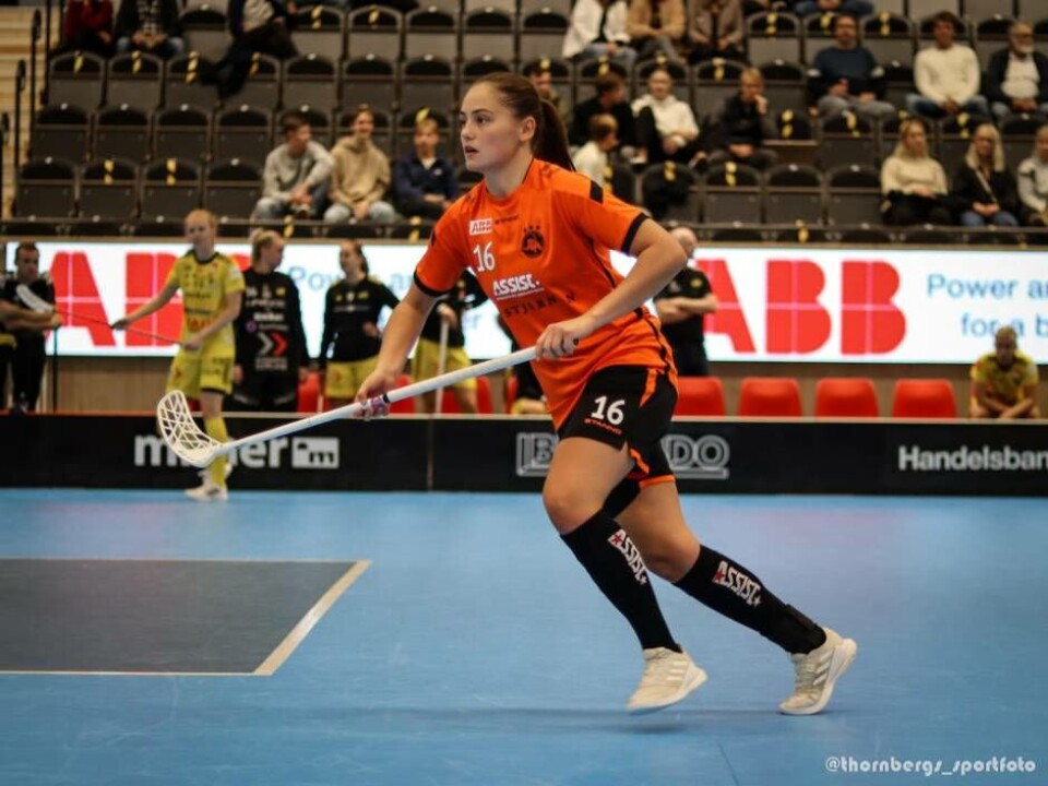 U19-landslagsspelaren Wilma Johansson. Foto: Thörnbergs sportfoto