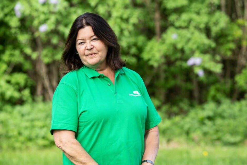 Elisabet Sannesjö från Västerås, nyvald distriktsordförande i Centerpartiet Västmanland. Foto: Magnus Nystedt