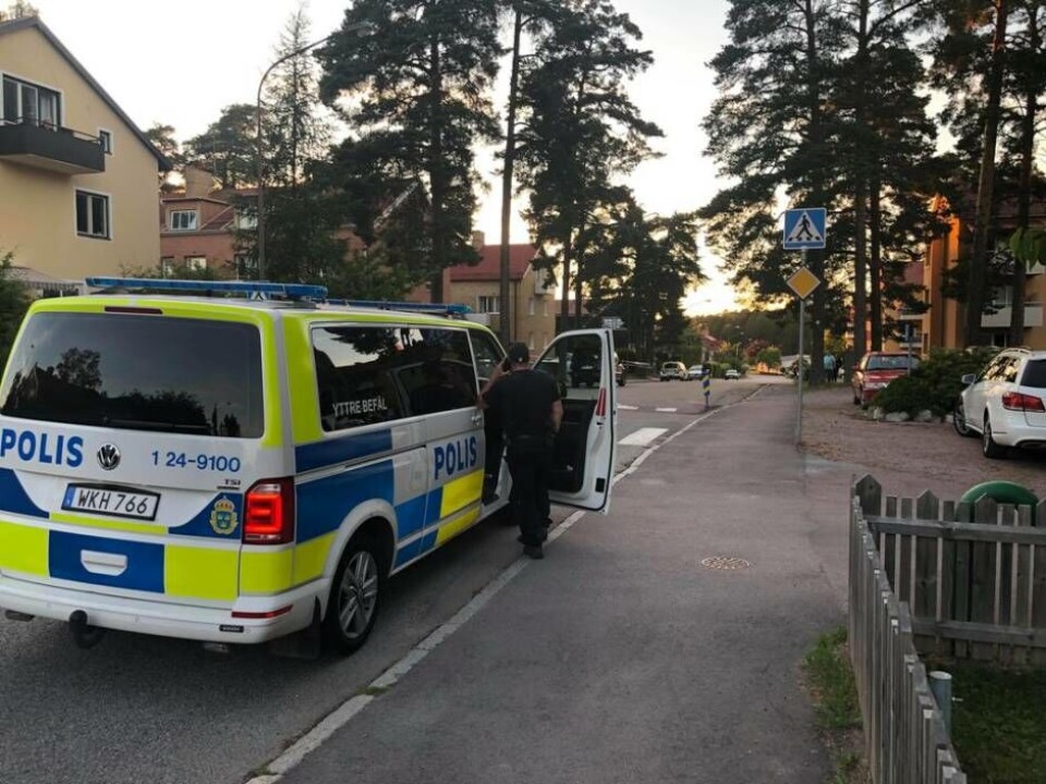 Den 23 juni blev en ordningsvakt skjuten på Drottninggatan. Foto: Jonas Edberg