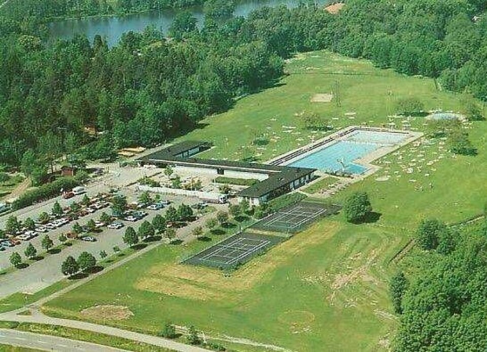 Så här såg Skantzö bad och camping ut på 70-talet.
