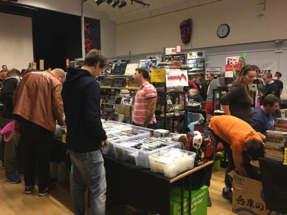 På marknaden kunde man hitta det mesta, från billigare spel till dyrare rariteter.