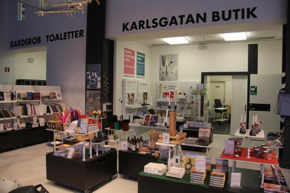 Karlsgatan butik som är under utveckling för att mer visa upp bredden och kvaliteten vårt län erbjuder. Foto: Helena Andersson