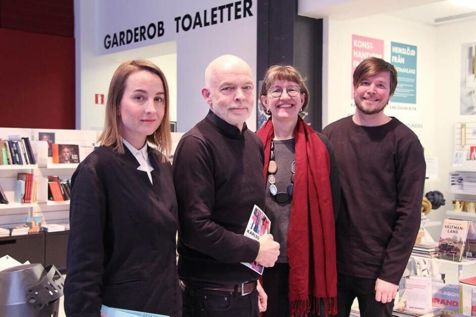 Förväntansfulla. Susanne Frost, Carl-Magnus Gagge, Karin Levander och Erik Gurenwacht. Foto: Helena Andersson