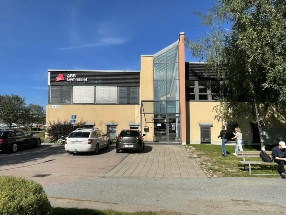 ABB Industrigymnasium har bytt namn till ABB-gymnasiet. Foto: Jonas Edberg