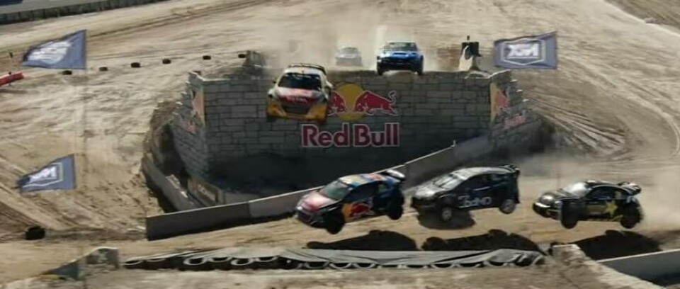 Från Nitro Rallycross presentationsfilm av serien. Foto: NRX