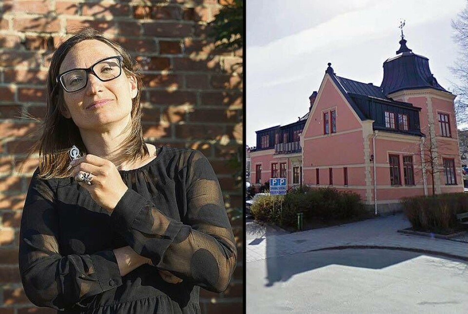 Elin Hedén, verksamhetsansvarig Föreningen Kvinnohuset uppskattar Musikhjälpens viktiga tema. Foto: Mia Björkström Aim Produktion / Google